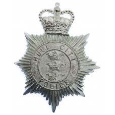 Hull City Police Helmet Plate - Queen's Crown