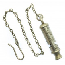 Metropolitan Police 'The Metropolitan' Patent Numbered Whistle & Chain - No. 06025