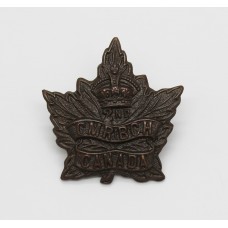 Canadian 2nd Mounted Rifles Battalion C.E.F. WWI Collar Badge