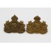 Pair of Canadian 1st Mounted Rifles Battalion C.E.F. WWI Collar Badge