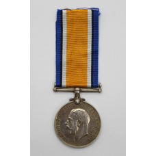 WW1 British War Medal - Pte. F.W. Tucker, Wiltshire Regiment - Wounded