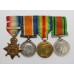 WW1 1914 Mons Star Trio and WW2 Defence Medal Group - Dvr. F.W. Adams, 23rd Fd Coy. Royal Engineers