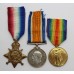 WW1 1914 Mons Star Medal Trio with Dog Tag - Pte. H. Bowers, Lancashire Fusiliers (Later R.F.C.)