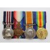 WW1 Military Medal, 1914-15 Star, British War & Victory Medal Group of Four - Pte. A.J. Allen, 1/5th Bn. West Yorkshire Regiment