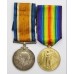 WW1 British War & Victory Medal Pair - Pte. G.H. Lamb, Lancashire Fusiliers