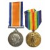 WW1 British War & Victory Medal Pair - Pte. C. Walton, Royal Fusiliers