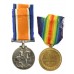 WW1 British War & Victory Medal Pair - Pte. C. Walton, Royal Fusiliers