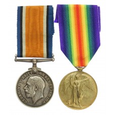 WW1 British War & Victory Medal Pair - Pte. G.W. Walton, Royal Army Medical Corps