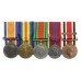 WW1 British War Medal, Victory Medal, WW2 Defence Medal, 1953 Coronation Medal & Special Constabulary Long Service Medal Group of Five - Pte. I.W. Walton, Northumberland Fusiliers