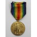 WW1 Victory Medal - Pte. E. Castledine, Notts & Derby Regiment (Sherwood Foresters)
