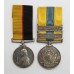 Queen's Sudan & Khedives Sudan (Clasps - The Atbara, Khartoum) Medal Pair - Pte. I. Wade, 1st Bn. Lincolnshire Regiment