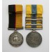 Queen's Sudan & Khedives Sudan (Clasps - The Atbara, Khartoum) Medal Pair - Pte. I. Wade, 1st Bn. Lincolnshire Regiment