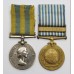 Queen's Korea and UN Korea Medal Pair - Pte. H. Flint, Durham Light Infantry