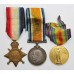 WW1 1914-15 Star Medal Trio - Gnr. F. Munton, Royal Field Artillery