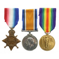 WW1 1914-15 Star Medal Trio - R.W. Lewis, Sig., Royal Navy