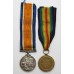 WW1 British War & Victory Medal Pair - Pte. A. Sutton, 21st (Wool Textile Pioneers) Bn. West Yorkshire Regiment