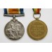 WW1 British War & Victory Medal Pair - Pte. A. Sutton, 21st (Wool Textile Pioneers) Bn. West Yorkshire Regiment