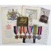 WW2 Casualty Medal Group of Six with Ephemera - Sjt. G.F. Cumbley, 1/7th Queen's (Royal West Surrey) Regiment - K.I.A.