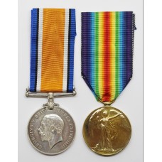 WW1 British War & Victory Medal Pair - Gnr. A. Shadforth, Royal Garrison Artillery