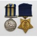 Egypt Medal & 1882 Khedives Star - Pte. T. Coy, 2nd Bn. Derbyshire Regiment