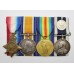 WW1 1914-15 Star, British War Medal, Victory Medal & Royal Navy LS&GC Battle of Jutland Medal Group - F.W. Hallen, E.R.A.1., Royal Navy, HMS Orion