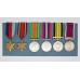 WW2, Africa General Service Medal (Clasp - Kenya) & Long Service & Good Conduct Medal Group of Six - Fus. G. Wright, Royal Inniskilling Fusiliers