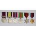 WW2, Africa General Service Medal (Clasp - Kenya) & Long Service & Good Conduct Medal Group of Six - Fus. G. Wright, Royal Inniskilling Fusiliers