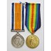 WW1 British War & Victory Medal Pair - Capt. A. Whittome, Royal Army Medical Corps (H.S. Aquitania)