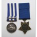 Egypt Medal (Clasp - Tel-El-Kebir) and 1882 Khedives Star - J. Becconsall, A.B., Royal Navy, H.M.S. Orion