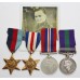 WW2 and General Service Medal (Clasp - Palestine 1945-48) Group of Four - Gnr. P.G. Phillips, Royal Artillery (Airborne)