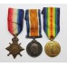 WW1 1914-15 Star Medal Trio - L.Cpl. C. Porter, Highland Light Infantry