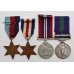 WW2 and General Service Medal (Clasp - Palestine 1945-48) Group of Four - Gnr. P.G. Phillips, Royal Artillery (Airborne)