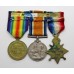 WW1 1914 Mons Star Medal Trio - Pte. W.J. Bryant, 17th Lancers (Formerly Grenadier Guards)