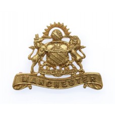 Manchester Regiment Officer's Gilt Collar Badge