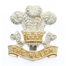 Welch Regiment Anodised (Staybrite) Cap Badge