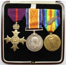 WW1 OBE (Military), British War Medal & Victory Medal (MID) Group - Major A.E. Rayner, Royal Army Medical Corps