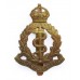 Royal Army Medical Corps (R.A.M.C.) Brass Cap Badge - King's Crown