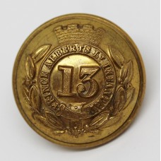 Victorian 13th (1st Somersetshire, Prince Albert's Light Infantry) Regiment of Foot Officer's Button (Large)