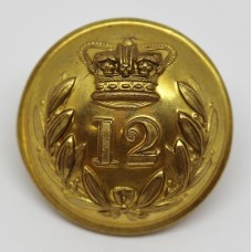 Victorian 12th (East Suffolk) Regiment of Foot Officer's Button (Large)