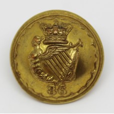 Victorian 86th (Royal County Down) Regiment of Foot Officer's Button (Large)