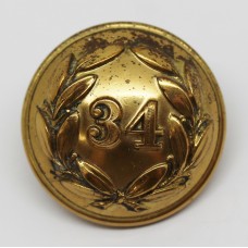 Victorian 34th (Cumberland) Regiment of Foot Officer's Button (La