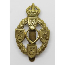 Royal Electrical & Mechanical Engineers (R.E.M.E.) Cap Badge - King's Crown (1st Pattern)