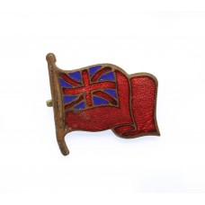 Merchant Navy Red Ensign Flag Enamelled Sweetheart Brooch