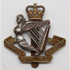 8th King's Royal Irish Hussars Cap Badge - Queen's Crown