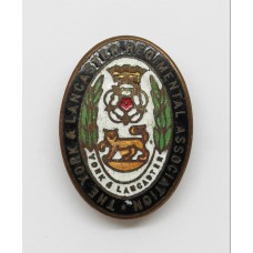 York and Lancaster Regimental Association Enamelled Lapel Badge