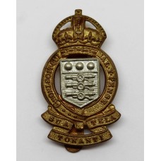 Royal Army Ordnance Corps (R.A.O.C.) Bi-Metal Cap Badge - King's Crown