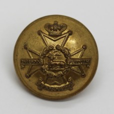 Victorian Derbyshire Regiment (Sherwood Foresters) Officer's Button (Large)