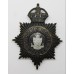 Middlesbrough Borough Police Night Helmet Plate - King's Crown