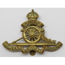 Royal Artillery Cap Badge - King's Crown