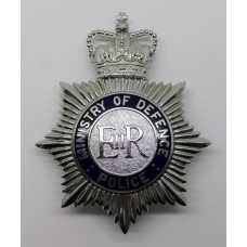Ministry of Defence Police Enamelled Helmet Plate - Queen's Crown